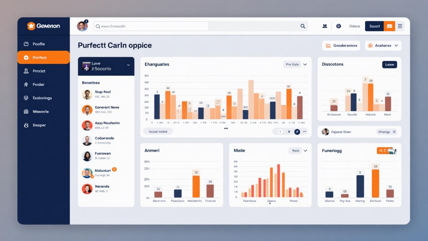 Dashboard moderne SaaS